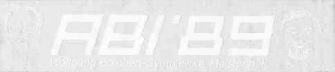 Aufkleber Abi 89